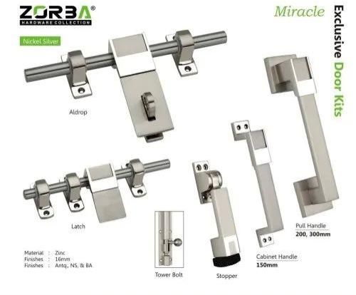 Zorba Nickel Silver Miracle Door Kit