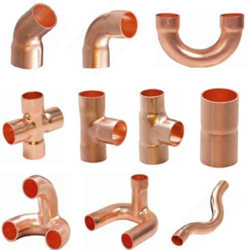 Polished Copper Pipe Fittings