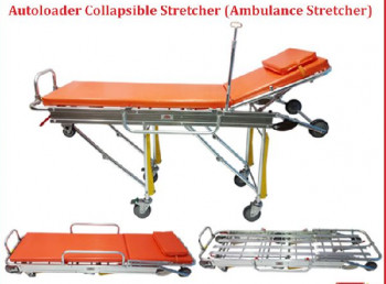 Autoloader Collapsible Stretcher (Ambulance Stretcher), for Clinic, Hospital, Certification : EN - 1865