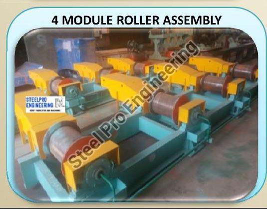 Polished Metal 4 Module Roller Assembly, Size : Standard