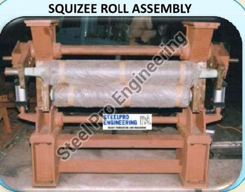 Polished Metal Squeeze Roll Assembly, for Industrial, Voltage : 220V
