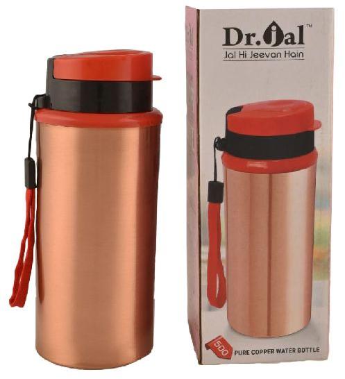 Dr. Jal Copper Sipper Water Bottle, Capacity : 500ml