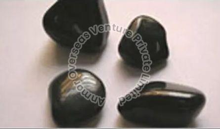 Jet Black Agate Pebble Stone, for Countertops, Staircase, Walls Flooring, Feature : Stain Resistance