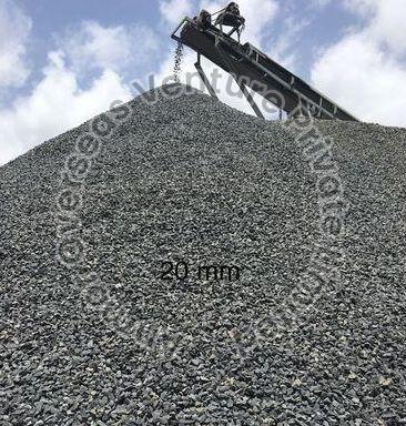 Non Polished Stone Aggregate, Color : Black