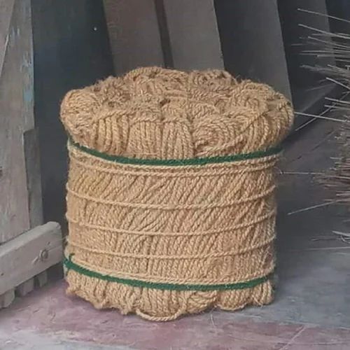Two Ply Coir Rope, Color : Natural Brown