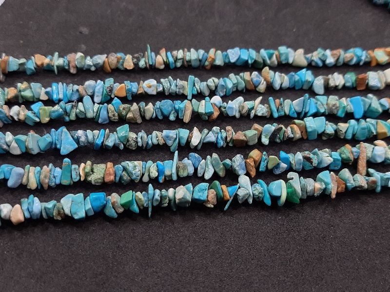 50gm Polished Gemstone Natural Turquoise Chips Beads For Jewelry