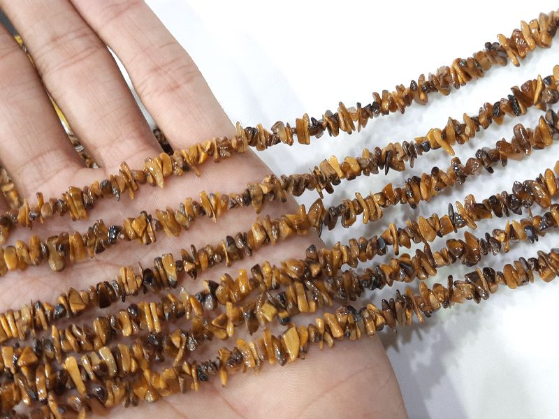 50gm Polished Gemstone Tiger eye chips beads for Jewelry