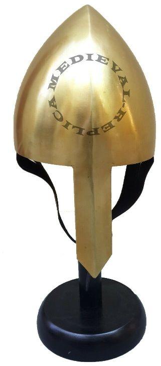 Halloween Steel Norman Medieval Costume Armour Helmet