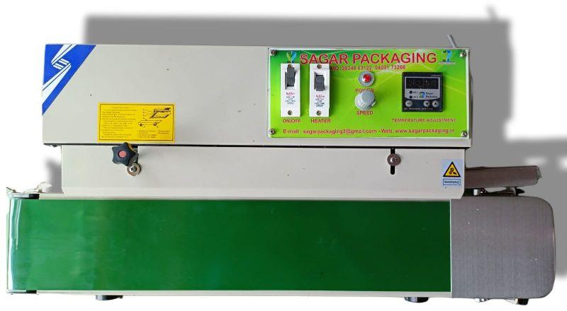18kg 400 Polished Electric continuous band sealers, Packaging Type : Packet, Carton Box, Vacuum, AGARBATTI PACKING