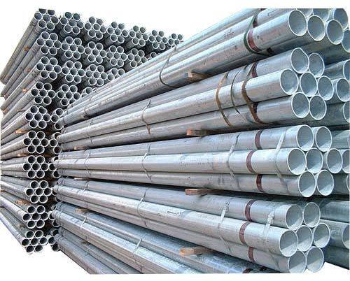 Round Polished Hot Dip Galvanized Pipes, for Construction, Grade : AISI, ASTM, BS