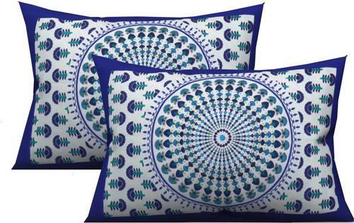 Cotton Printed Cushion Covers, for Bed, Chairs, Sofa, Size : 40cm X 40cm, 45cm X 45cm, 50cm X 30cm