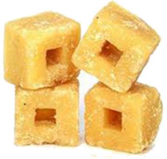 Square Natural Sugarcane Jaggery Cubes, for Sweets, Tea, Color : Brownish