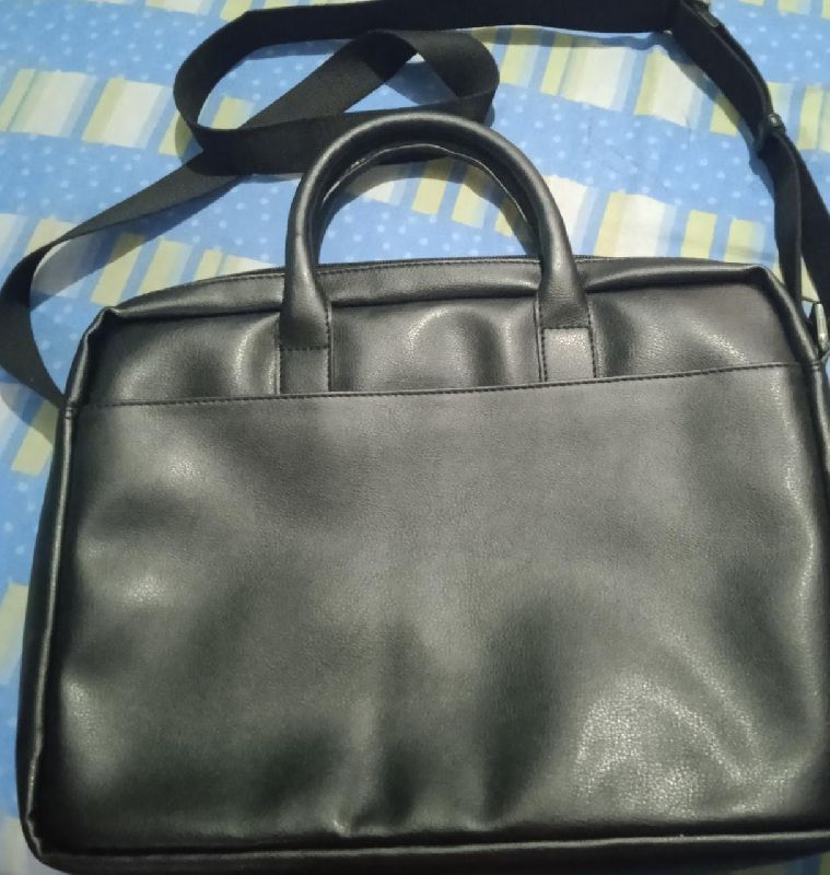 OIL INDIA branded laptop bag, Color : Black