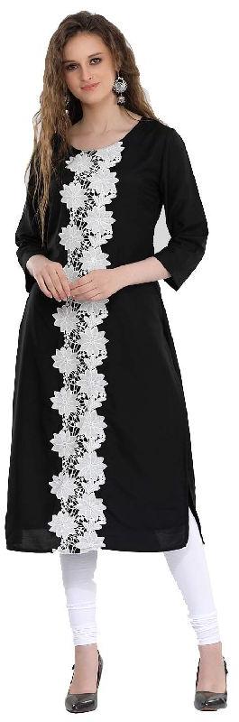 Cotton embroidered kurti, Occasion : Casual Wear