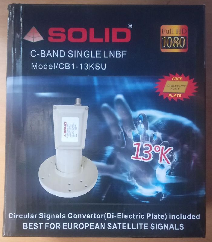 Lnb single port solid c band