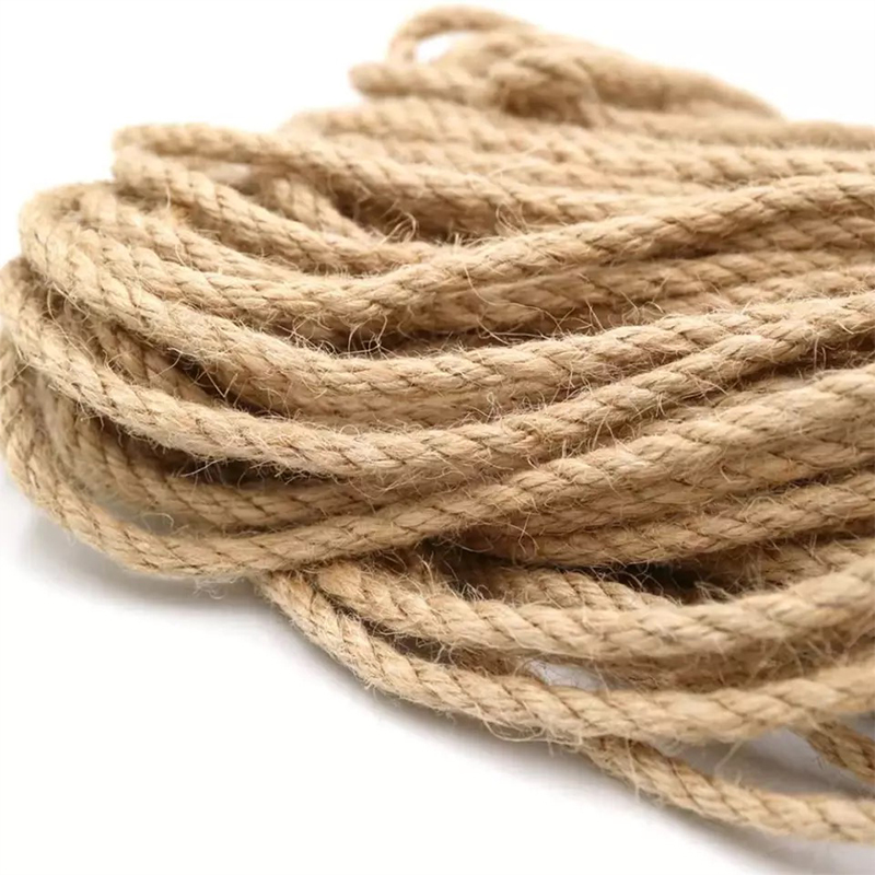 Double Twist Jute Rope, for Industrial, Rescue Operation, Marine, Technics : Machine Made