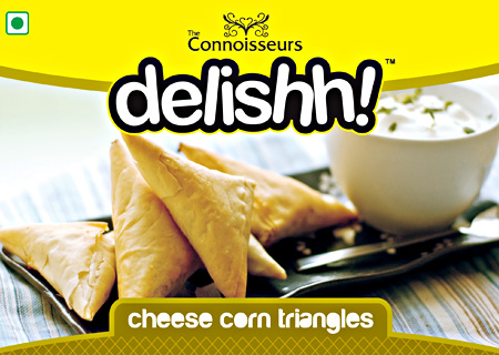 Frozen Cheese Corn triangles