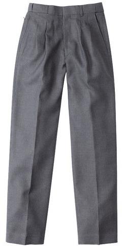 Stitched Boys School Full Pant, Pattern : Plain, Checked