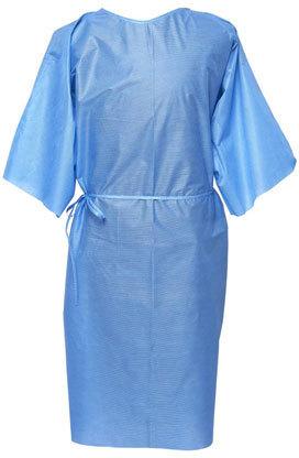 3/4th Sleeve Disposable Patient Gown, for Hospital, Technics : Machine Made