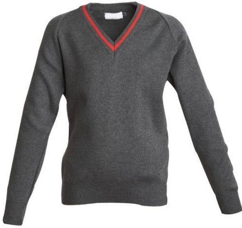Girls Full Sleeve School Sweater, Size : M, XL, XXL