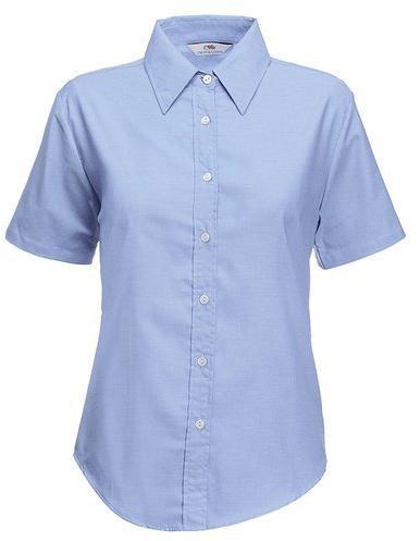 Girls Half Sleeve School Shirt, Size : M, XL, XXL