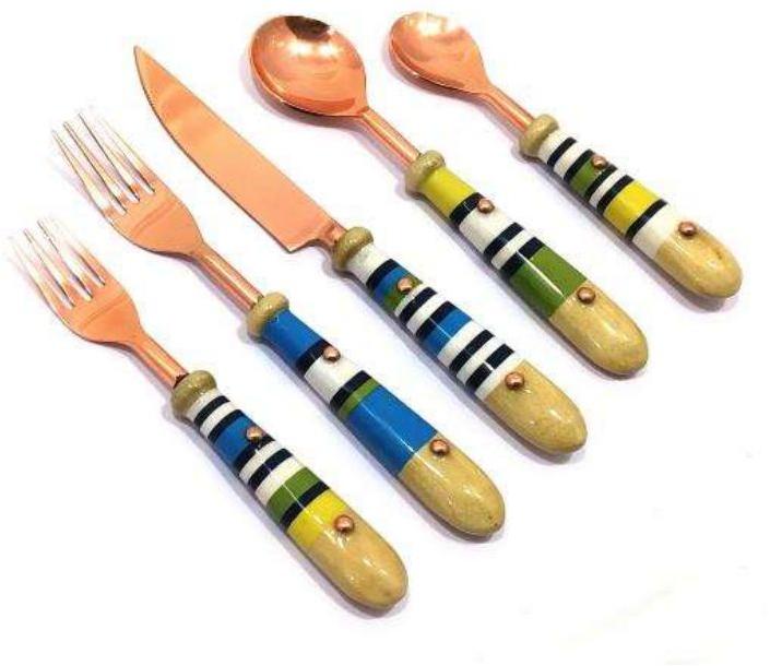Stainless Steel Wood Cutlery Set, Style : Contemporary
