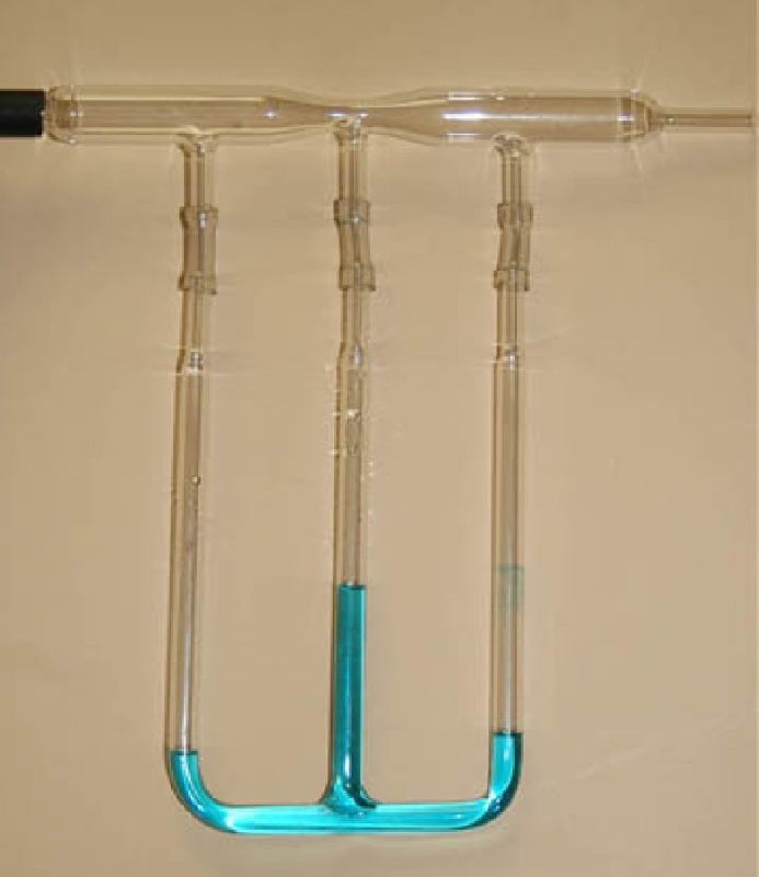 Glass Bernoulli Tube, for Laboratory