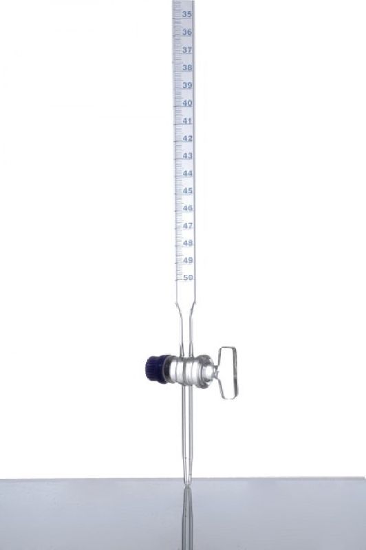 Burette With Straight Bore Glass Key Stopcock