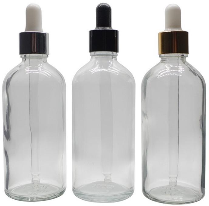 Glass dropper bottles, for Liquid Storing, Shape : Round