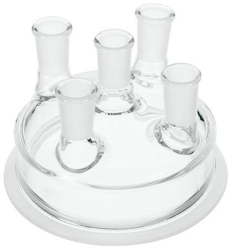 Conical Glass Reaction Flask Lid, for Laboratory, Feature : Durable, Lite Weight