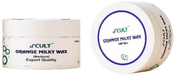 orange milky wax