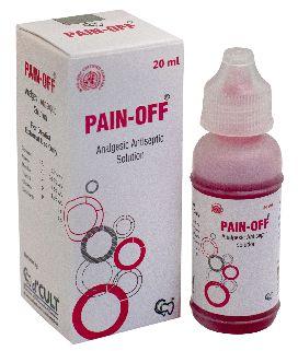 pain off -  Analgesic - Antiseptic Solution