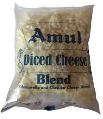 Amul Diced Cheese, Packaging Type : Packet