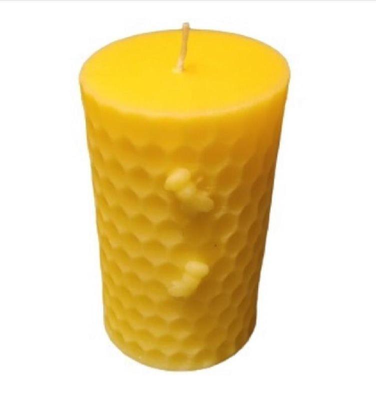 Beeswax Pillar Candles, for Fine Finished, Attractive Pattern, Smooth Texture, Stylish Design, Packaging Size : 10 Piece