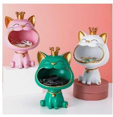 Polished Cat Sculpture, for Office, Home, Gifting, Garden, Style : Modern