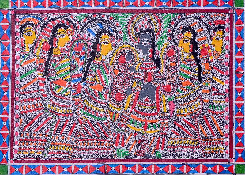 Decorative Madhubani Painting