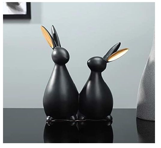 Coated Rabbit Sculpture, for Interior Decor, Style : Modern