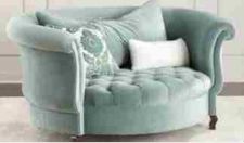 Leather Axel Triple Seater Sofa, Size : 210x89x102 Cm