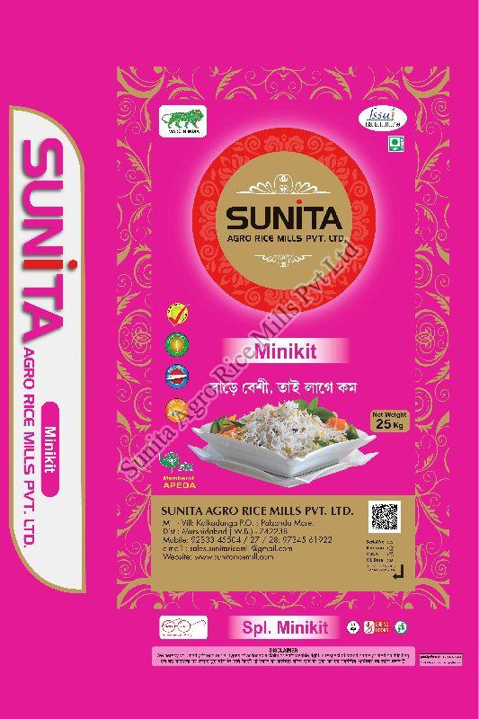 Natural Sunita Minikit Pink Rice, for Human Consumption, Cooking