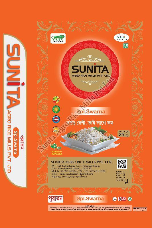Sunita Swarna Rice, Certification : FSSAI Certified