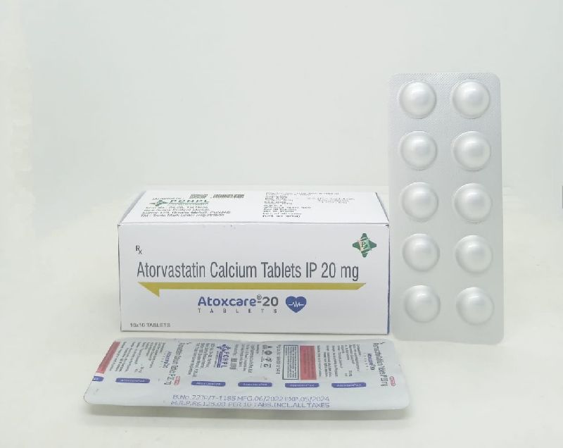 Atorvastatin calcium 20mg tablet, for Clinical, Hospital