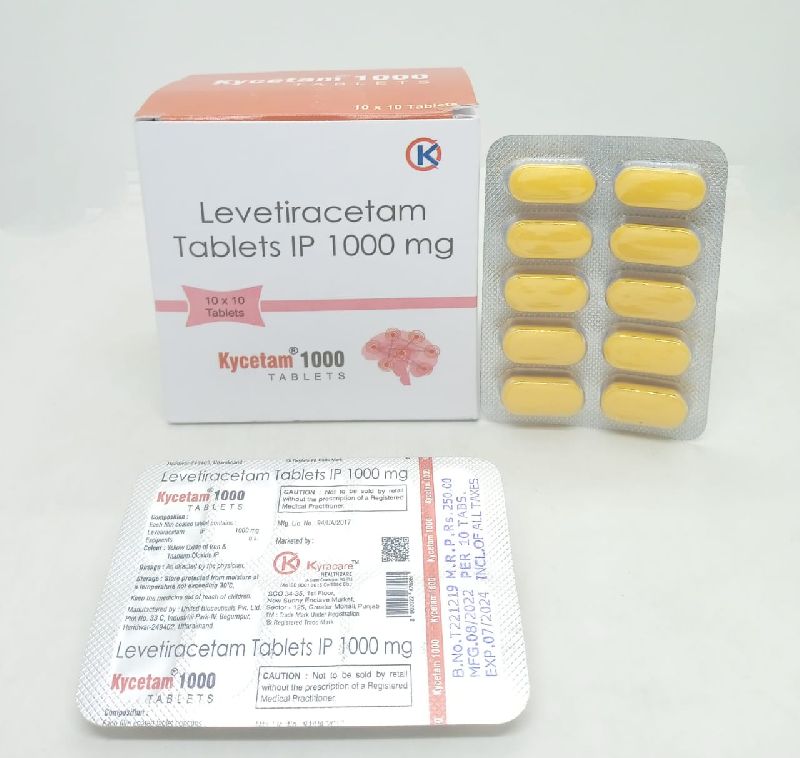 Levetiracetam 1000mg Tablets