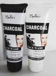 Captain's Herbal Charcoal Face Wash, Packaging Size : 100 ML