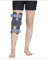 Cotton Short Knee Brace, for Clinical Use, Pattern : Plain, Shaped