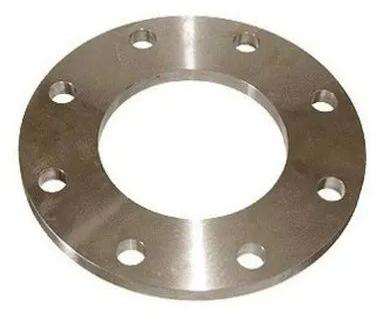 Round Polished Titanium Slip On Flange, for Fittings, Industrial Use, Color : Silver, Metallic