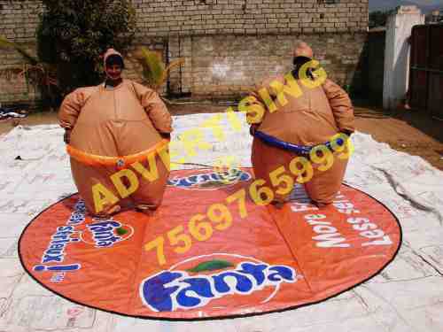 Nylon Inflatable Sumo Wrestler Costume, Size : 6 FT