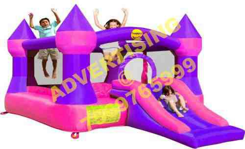 Nylon Kids Inflatable Play Bouncy, Size : 6 Ft.
