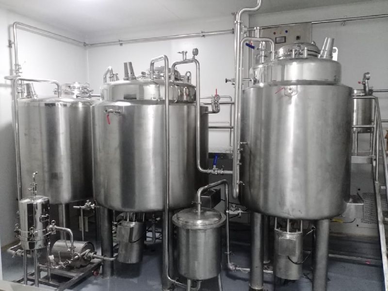 Electric 1000-2000kg liquid oral manufacturing plant, Certification : CE Certified, ISO 9001:2008