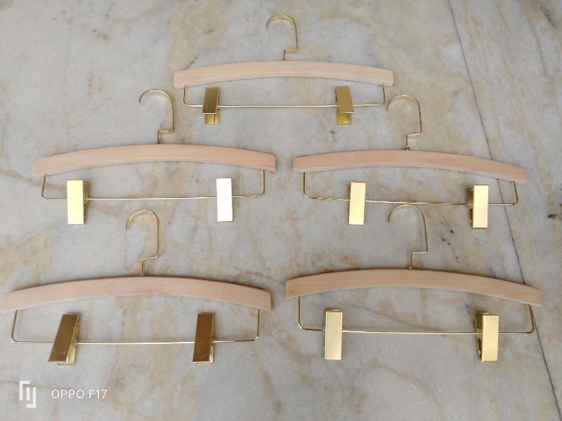 Wooden Hangers with Clips