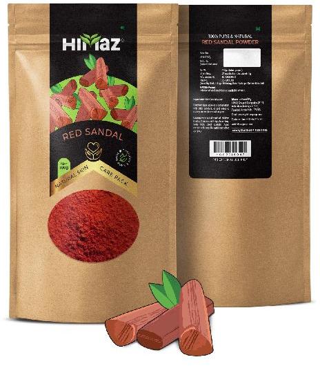 HIMAZ Red Sandal Powder 100gm, Packaging Type : Kraft Pouch